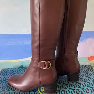 TORY BURCH Marsden Boot in brown size 10-10.5